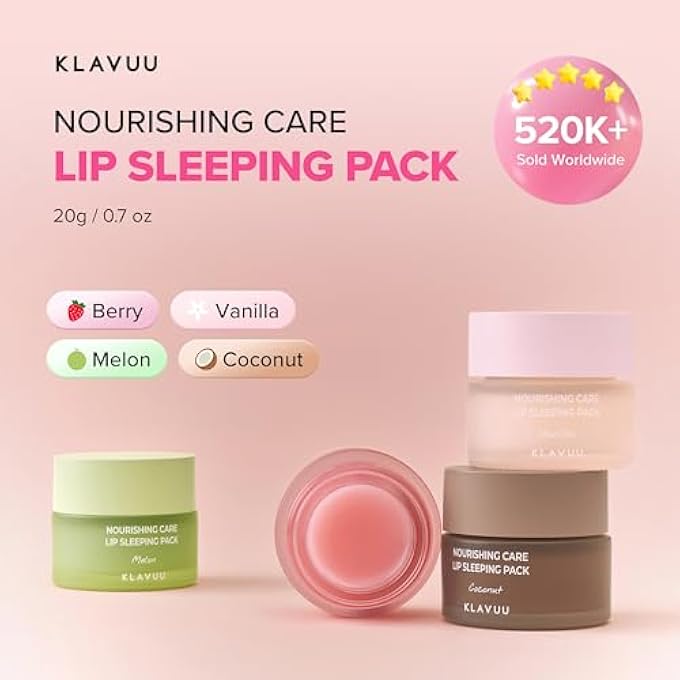 Klavuu NOURISHING CARE LIP SLEEPING PACK (20G 0.70 OZ) MOISTURE LAPPING SYSTEM - Image 3
